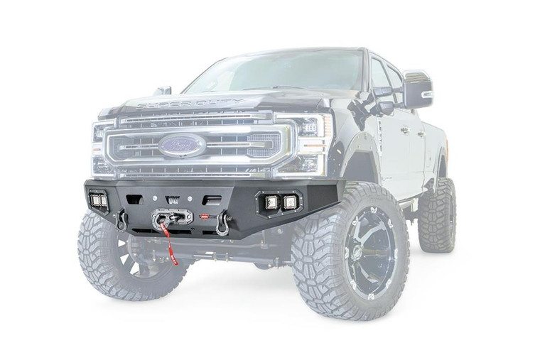 Titanium-Strength Bumper | 2019-2022 Ford F-350,F-250 Super Duty | Ascent, Winch Mount, D-Ring Mounts