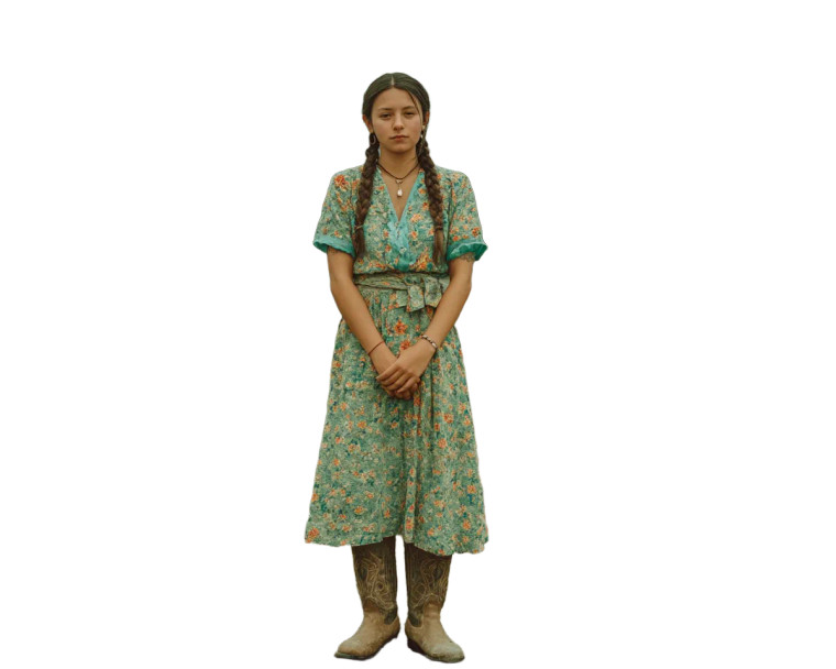 Ecuadorian Lady Portrait Vinyl Car Decal Sticker – Waterproof & UV-Resistant 