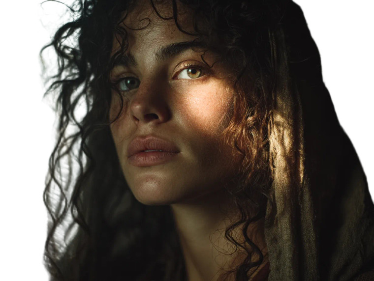 Young Mary Portrait Vinyl Car Decal Sticker – Waterproof & UV-Resistant 