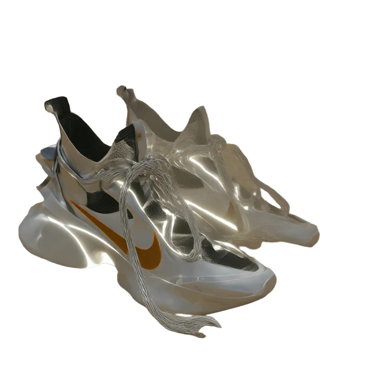 Futuristic Nike Shoes Vinyl Car Decal Sticker – Waterproof & UV-Resistant 
