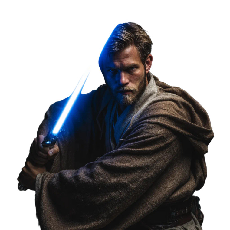 Jedi Warrior V7 Vinyl Car Decal Sticker – Waterproof & UV-Resistant 