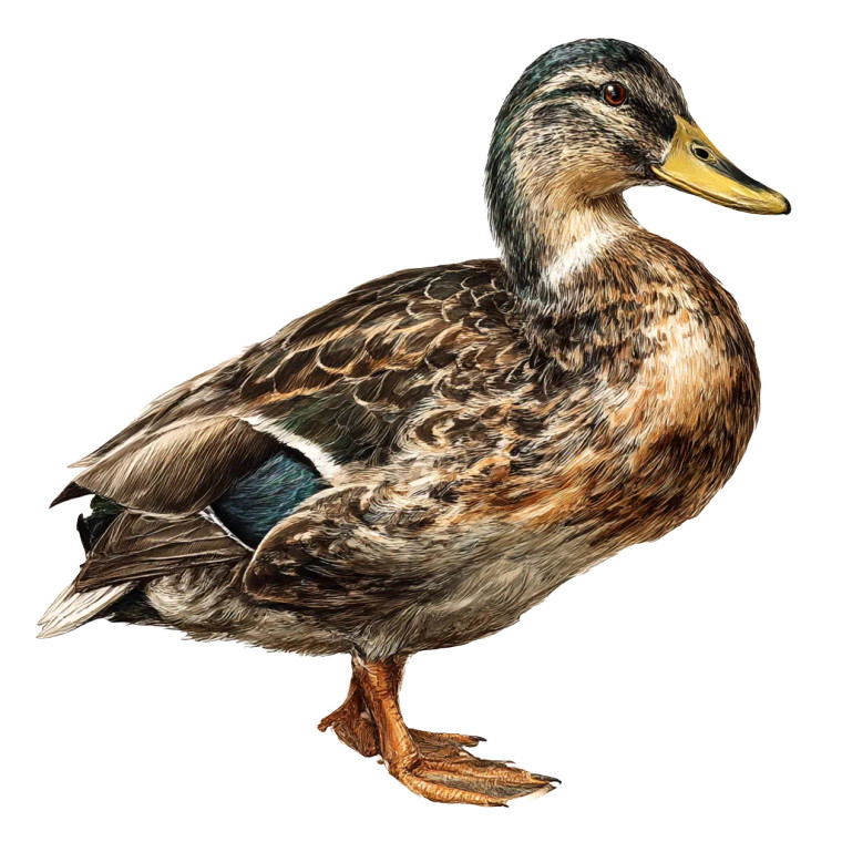 Realistic Duck Vinyl Car Decal Sticker – Waterproof & UV-Resistant 