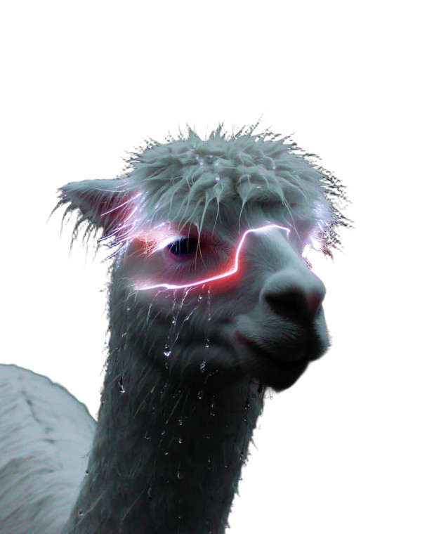 Alpaca Vinyl Car Decal Sticker – Waterproof & UV-Resistant 