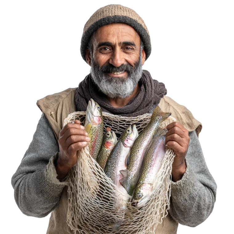 Proud Kashmiri Fisherman Vinyl Car Decal Sticker – Waterproof & UV-Resistant 