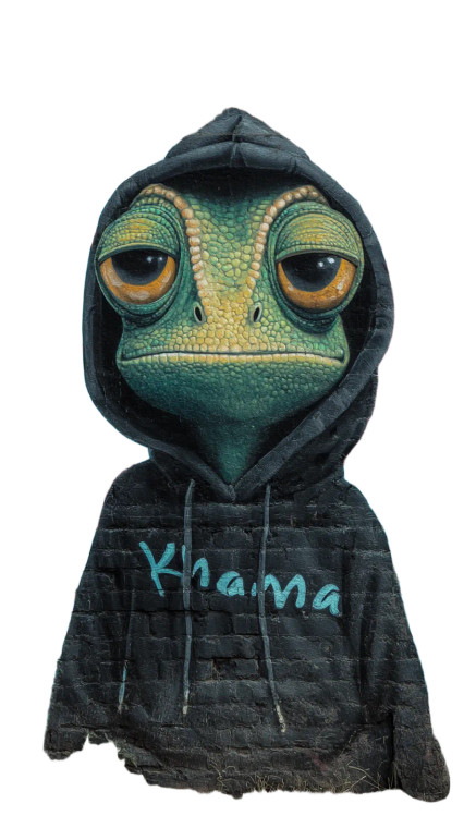 Graffiti Chameleon Vinyl Car Decal Sticker – Waterproof & UV-Resistant 