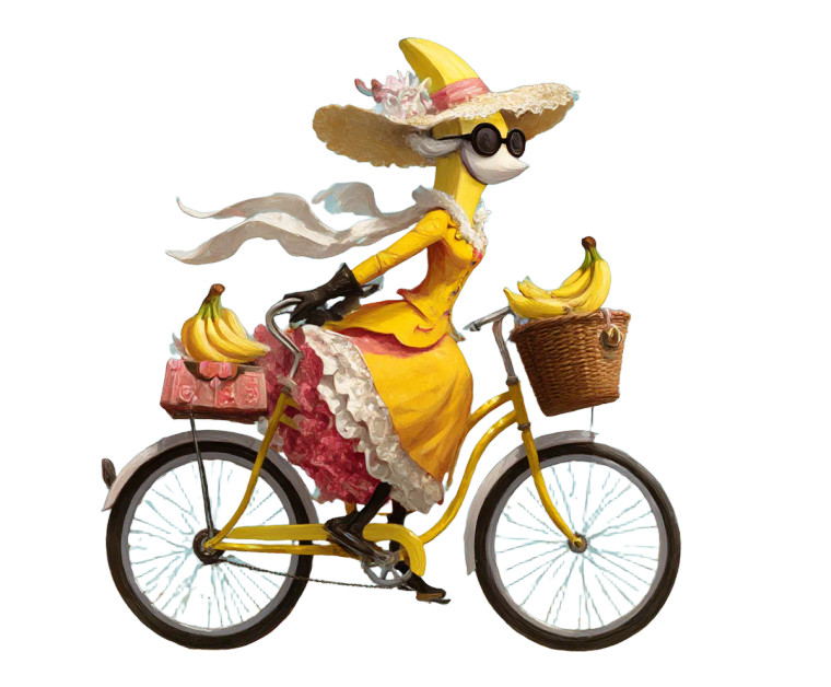 Madam Banana Vinyl Car Decal Sticker – Waterproof & UV-Resistant 