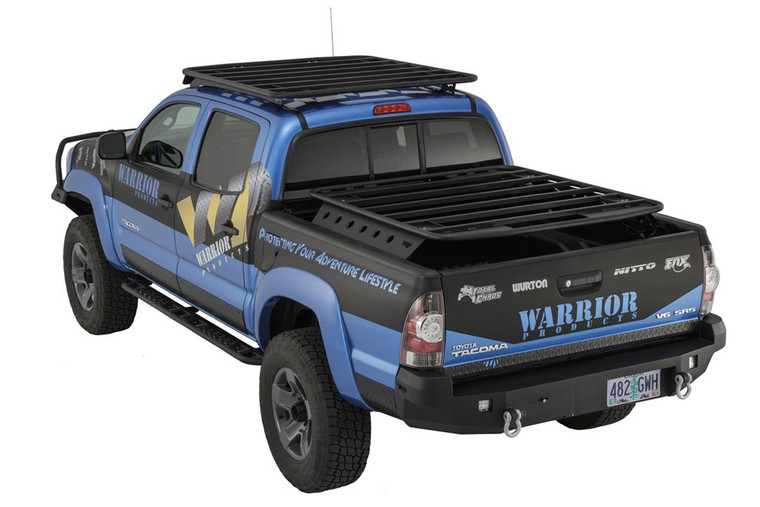 Warrior Products Roof Rack | 1000lb Capacity | Black Steel | Tacoma 2005-2015