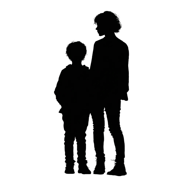 Boy And Mom Vinyl Car Decal Sticker – Waterproof & UV-Resistant 