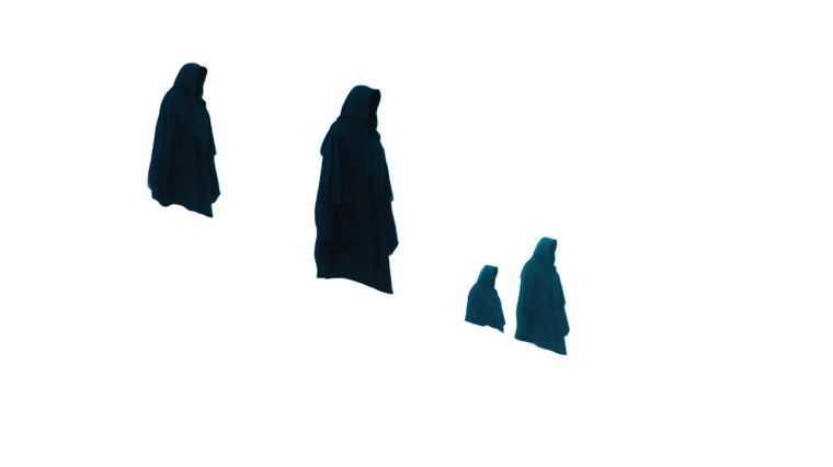 Ancient Cloaked Guardians Vinyl Car Decal Sticker – Waterproof & UV-Resistant 