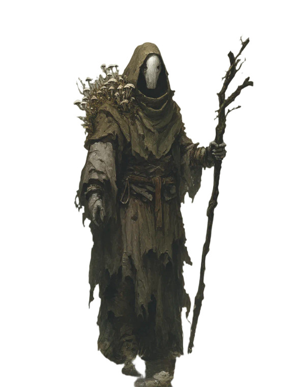 Decaying Druid Vinyl Car Decal Sticker – Waterproof & UV-Resistant 