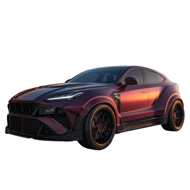 Luxurious Burgundy Suv Vinyl Car Decal Sticker – Waterproof & UV-Resistant 