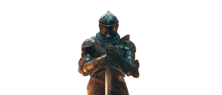 Dramatic Knight Vinyl Car Decal Sticker – Waterproof & UV-Resistant 