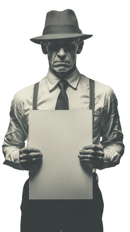 Noir Detective V7 Vinyl Car Decal Sticker – Waterproof & UV-Resistant 