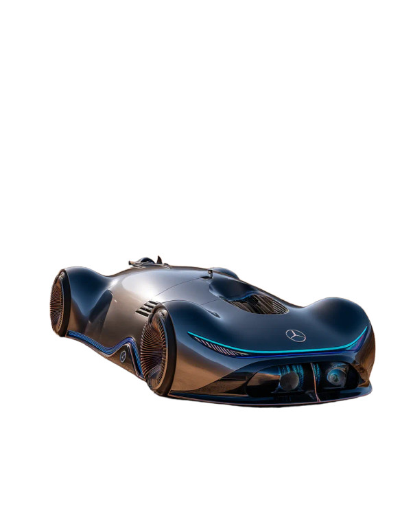 Futuristic Mercedes Concept Vinyl Car Decal Sticker – Waterproof & UV-Resistant 