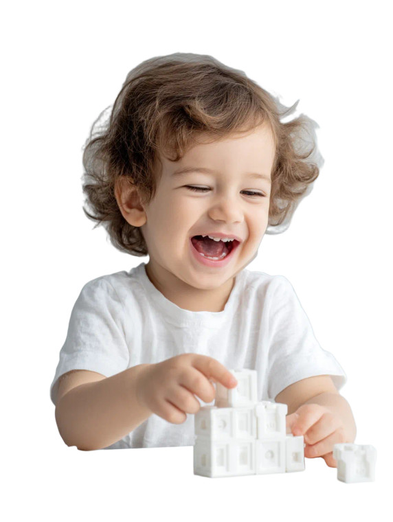 Joyful Baby Playing Vinyl Car Decal Sticker – Waterproof & UV-Resistant 