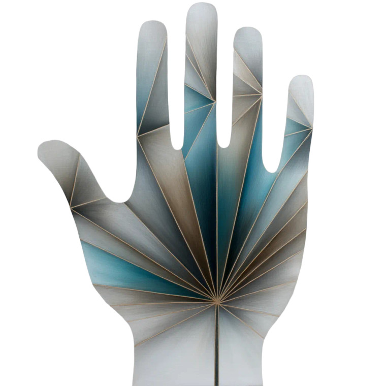 Palmistry Palm Vinyl Car Decal Sticker – Waterproof & UV-Resistant 