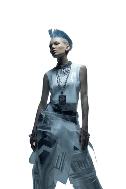 Cyberpunk Fashion Icon V4 Vinyl Car Decal Sticker – Waterproof & UV-Resistant 