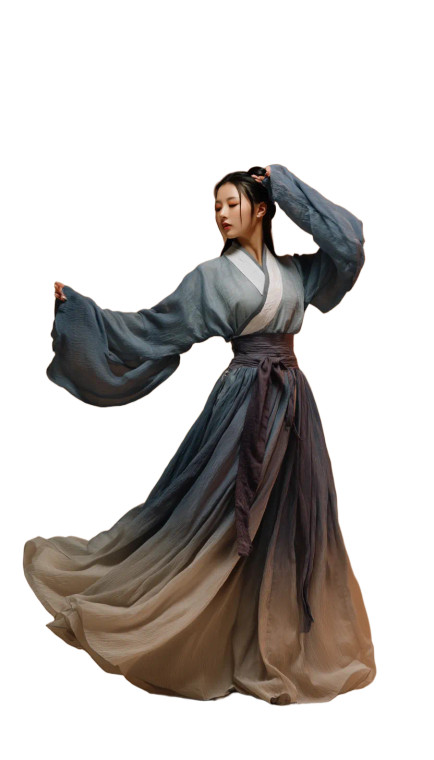 Traditional Hanfu Beauty Vinyl Car Decal Sticker – Waterproof & UV-Resistant 