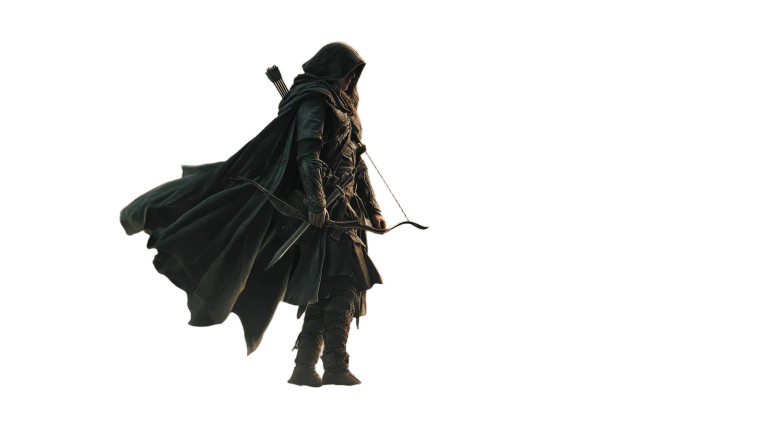 Mystic Ranger Silhouette Vinyl Car Decal Sticker – Waterproof & UV-Resistant 