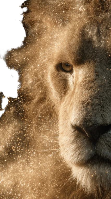 Golden Lion Storm V2 Vinyl Car Decal Sticker – Waterproof & UV-Resistant 