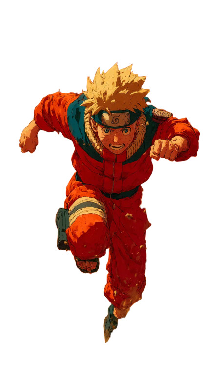 Epic Naruto Pose Vinyl Car Decal Sticker – Waterproof & UV-Resistant 