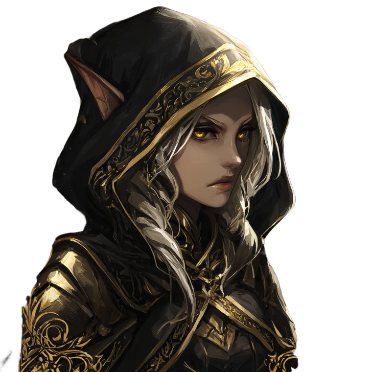 Elven Inquisitor V2 Vinyl Car Decal Sticker – Waterproof & UV-Resistant 