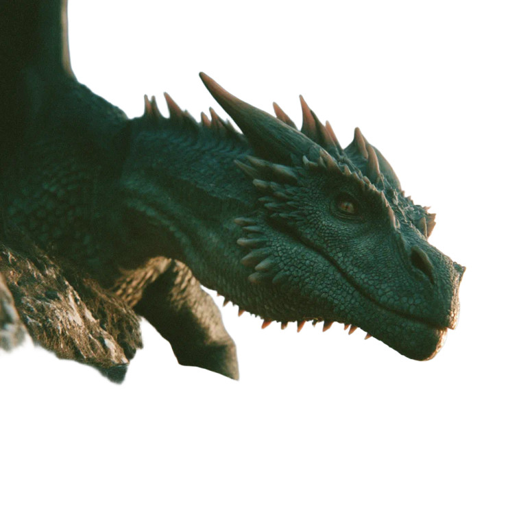 Majestic Dragon Descending Vinyl Car Decal Sticker – Waterproof & UV-Resistant 