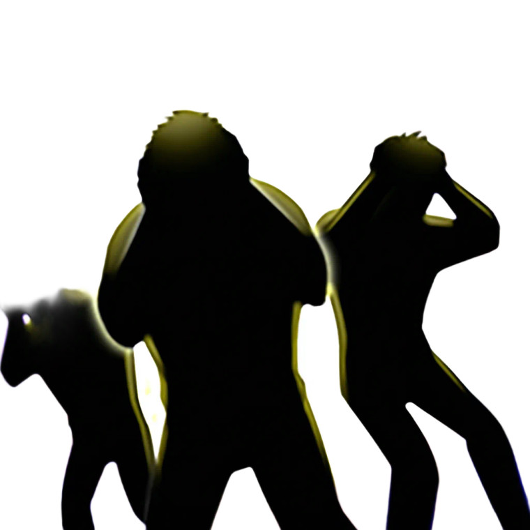 Silhouettes In Pain Vinyl Car Decal Sticker – Waterproof & UV-Resistant 