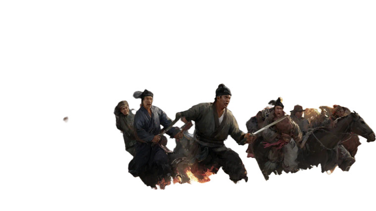 Han Dynasty Chase Vinyl Car Decal Sticker – Waterproof & UV-Resistant 