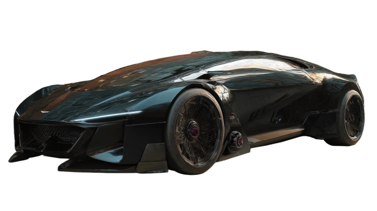 Cyberpunk Luxury Car Vinyl Car Decal Sticker – Waterproof & UV-Resistant 