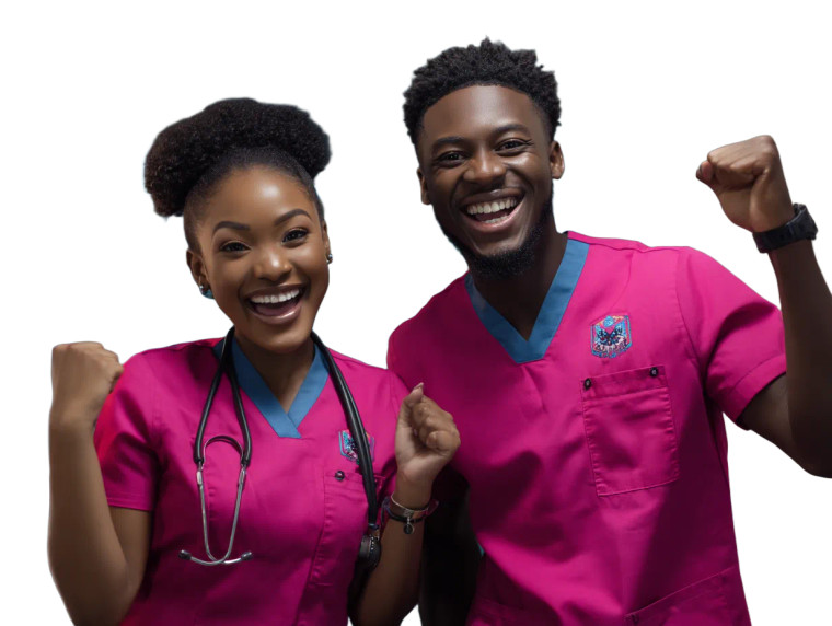 Medical Students Celebrating Vinyl Car Decal Sticker – Waterproof & UV-Resistant 