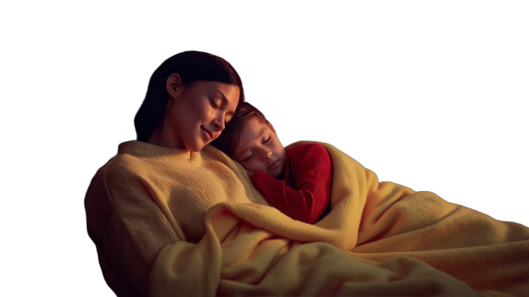 Mother And Child Sleeping Vinyl Car Decal Sticker – Waterproof & UV-Resistant  Mother And Child Sleeping Vinyl Car Decal Sticker – Waterproof & UV-Resistant