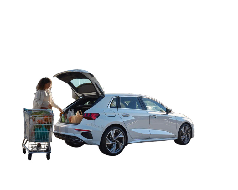 Unloading Groceries Vinyl Car Decal Sticker – Waterproof & UV-Resistant 