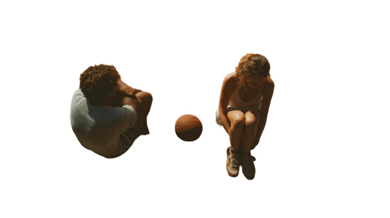 Emotional Court Scene Vinyl Car Decal Sticker – Waterproof & UV-Resistant 