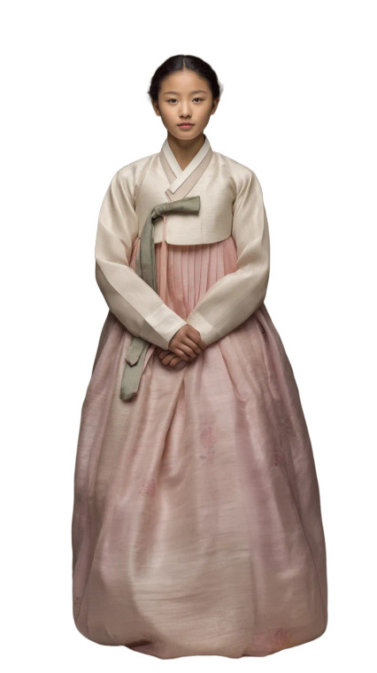 Traditional Korean Hanbok V2 Vinyl Car Decal Sticker – Waterproof & UV-Resistant 