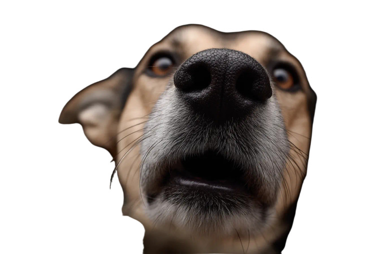 Dog'S Mouth View Vinyl Car Decal Sticker – Waterproof & UV-Resistant 