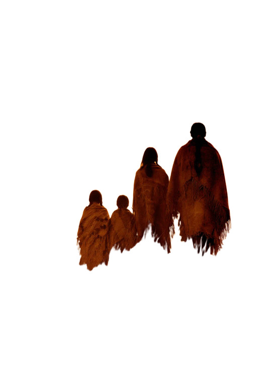 Native American Family Vinyl Car Decal Sticker – Waterproof & UV-Resistant 