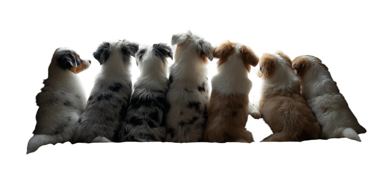 Puppies At Window Vinyl Car Decal Sticker – Waterproof & UV-Resistant 