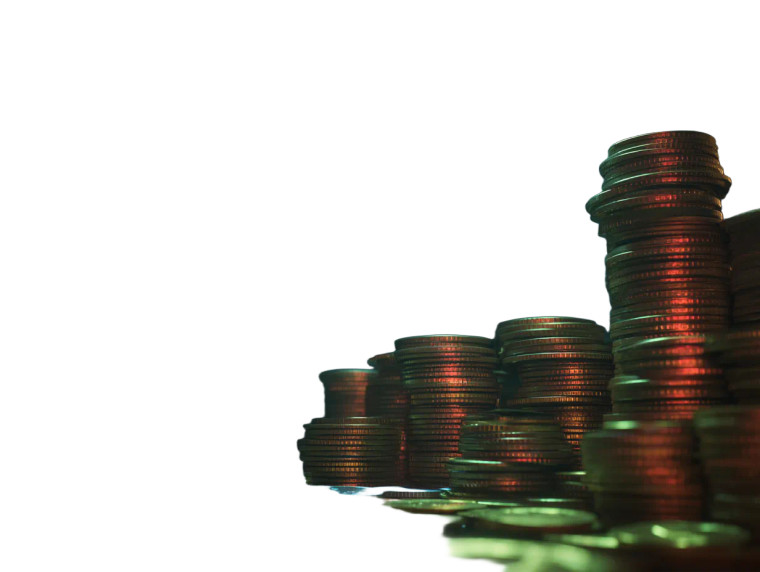 Friendly Robot & Coins Vinyl Car Decal Sticker – Waterproof & UV-Resistant 