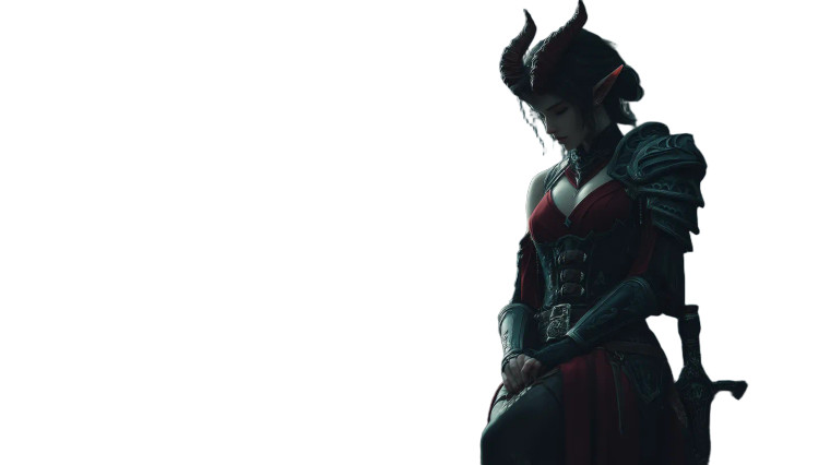 Tiefling Bard V11 Vinyl Car Decal Sticker – Waterproof & UV-Resistant 