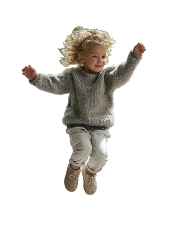 Child On Trampoline Vinyl Car Decal Sticker – Waterproof & UV-Resistant 