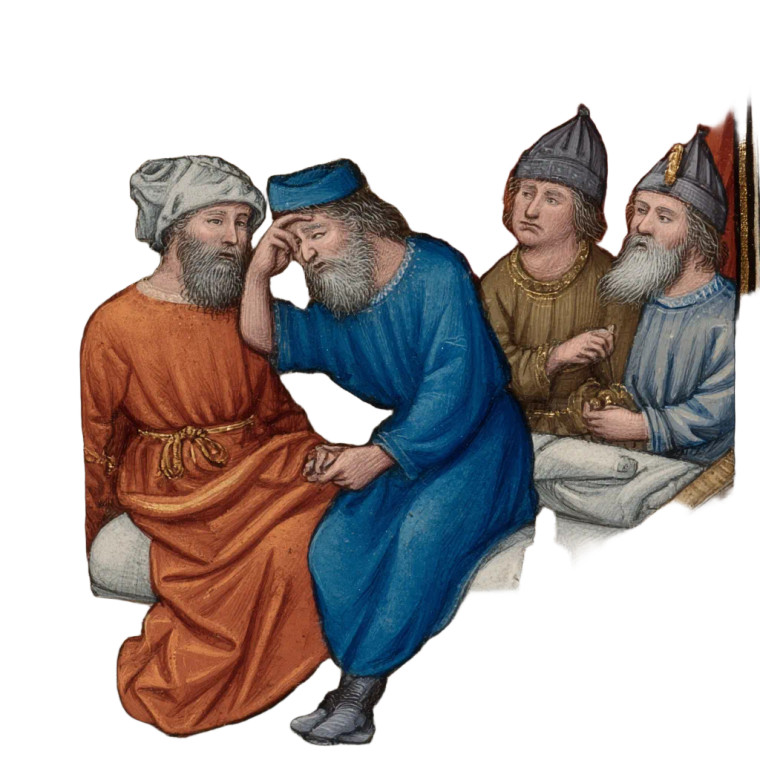 Medieval Sick People Vinyl Car Decal Sticker – Waterproof & UV-Resistant 