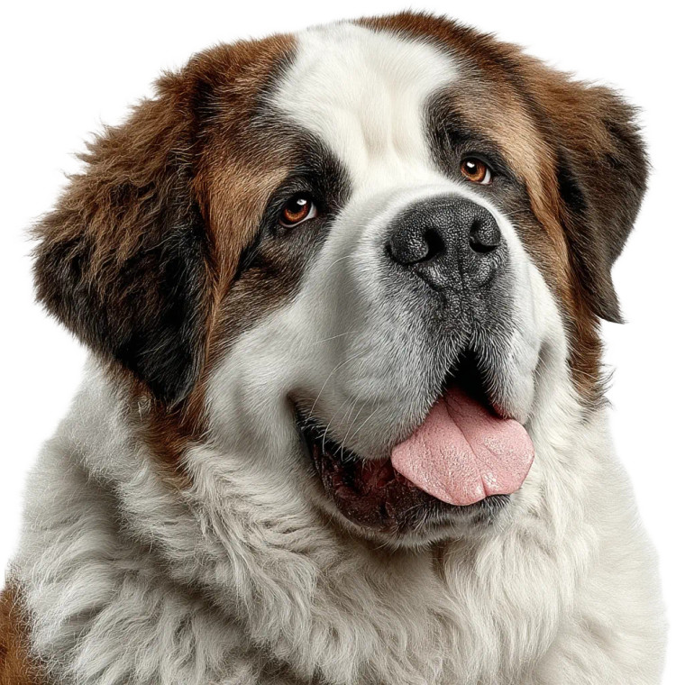 Saint Bernard Dog Vinyl Car Decal Sticker – Waterproof & UV-Resistant 