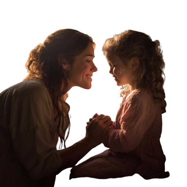 Mother And Child V76 Vinyl Car Decal Sticker – Waterproof & UV-Resistant 