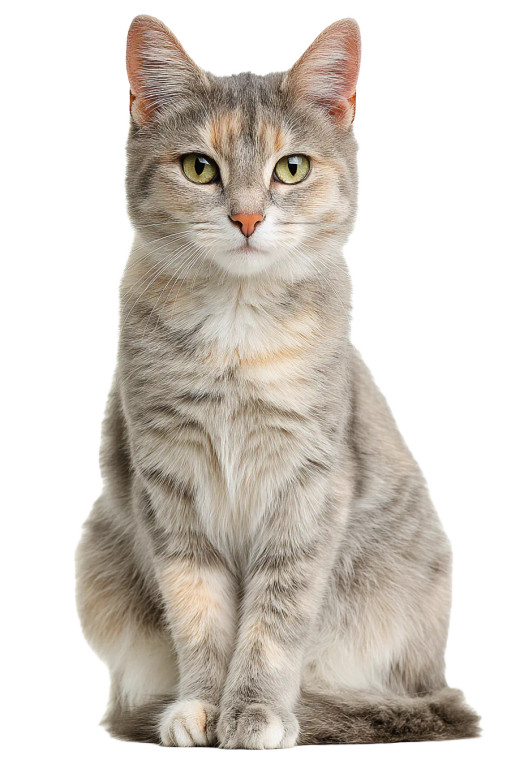 Domestic Short-Haired Cat Vinyl Car Decal Sticker – Waterproof & UV-Resistant 