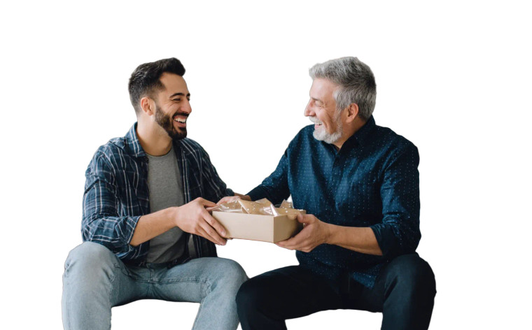 Joyful Gift Sharing Vinyl Car Decal Sticker – Waterproof & UV-Resistant 