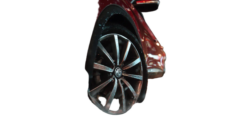 Spinning Suv Wheel Vinyl Car Decal Sticker – Waterproof & UV-Resistant 