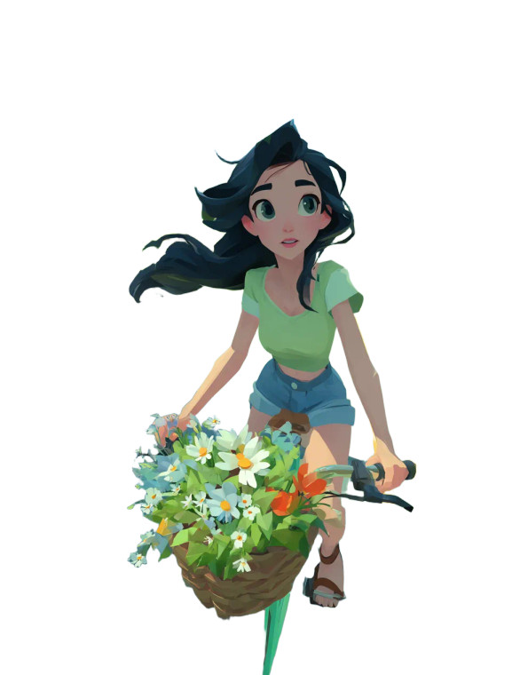 Happy Bicycle Ride Vinyl Car Decal Sticker – Waterproof & UV-Resistant 