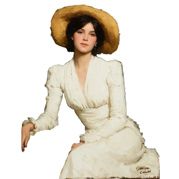 Gorgeous Maiden Vinyl Car Decal Sticker – Waterproof & UV-Resistant 