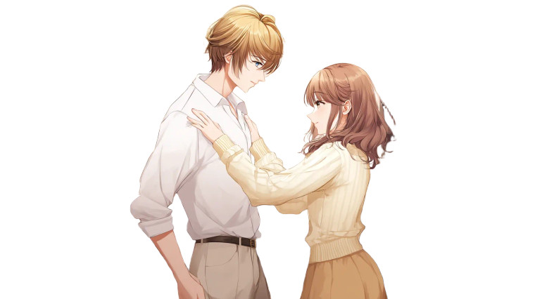 Anime Couple Meeting Vinyl Car Decal Sticker – Waterproof & UV-Resistant 